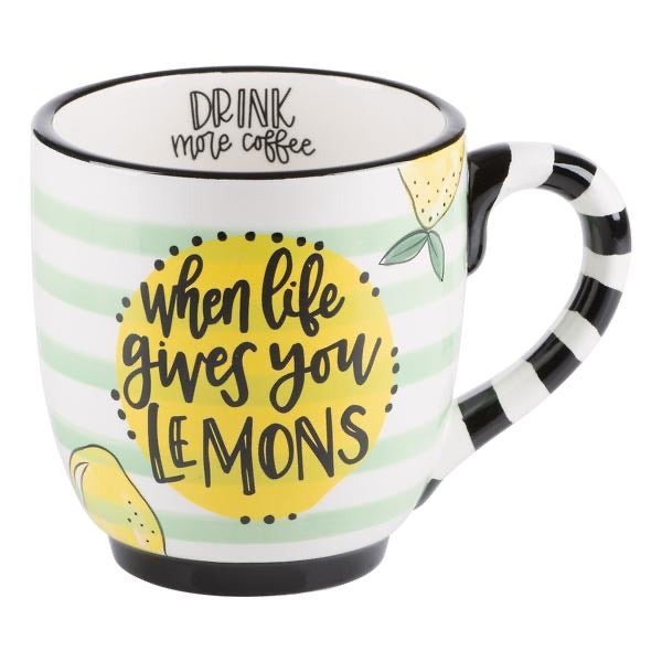 When Life gives you lemons drink more coffee mug