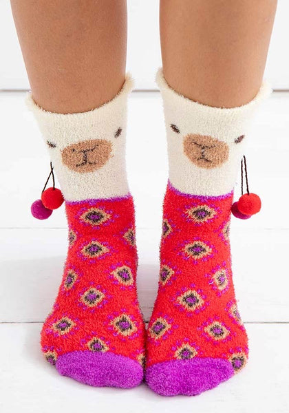 Llama Cozy Sock