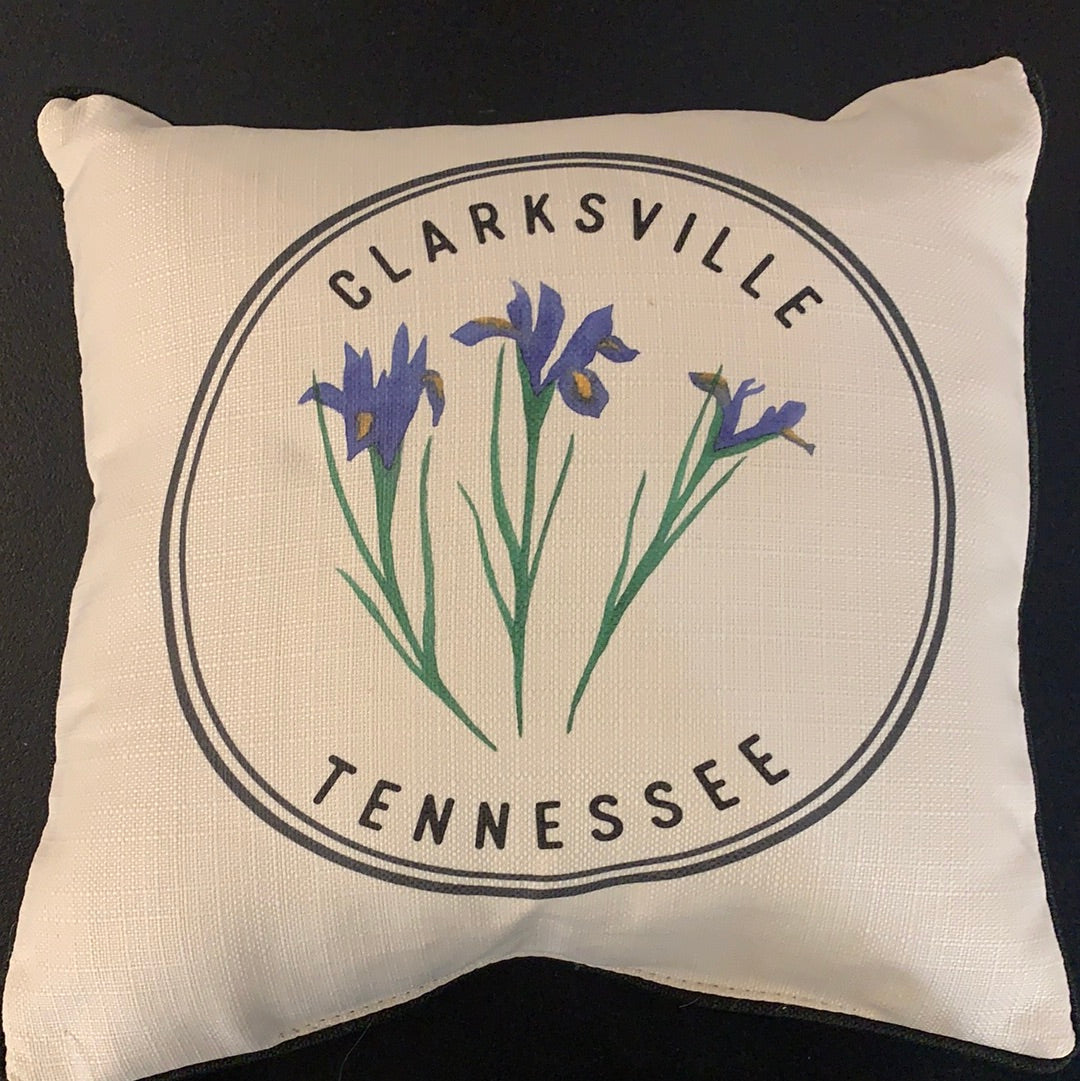 Clarksville Flower Circle Pillow