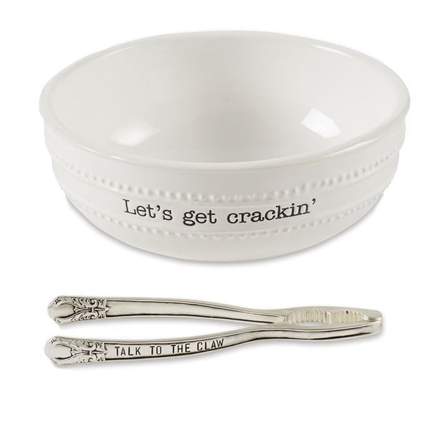 Let’s Get Crackin’ Seafood Bowl and Cracker Set