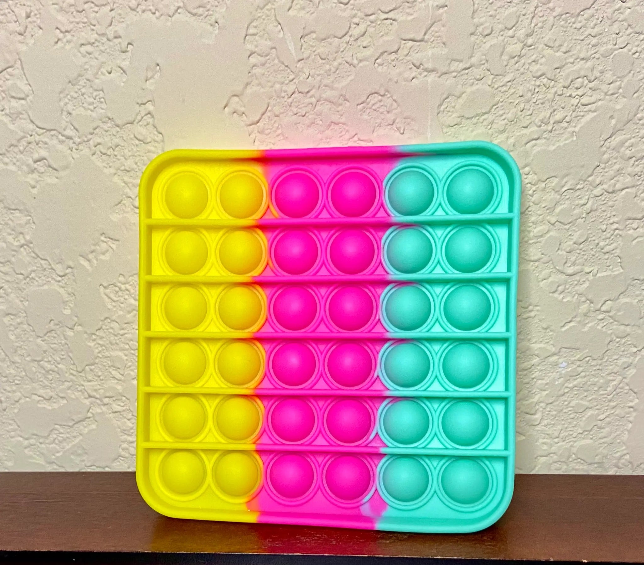 Square 3 Color Bubble Popper Fidgets