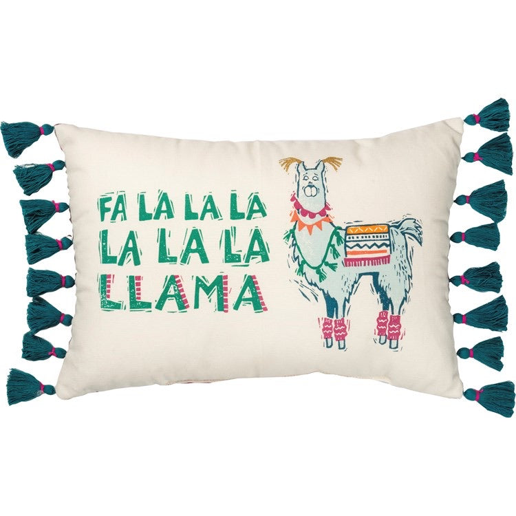 Fa la llama pillow