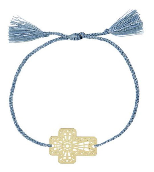 Thread Cross Bracelet