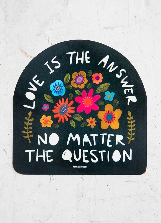 Love is the Answer Vinyl Sticker