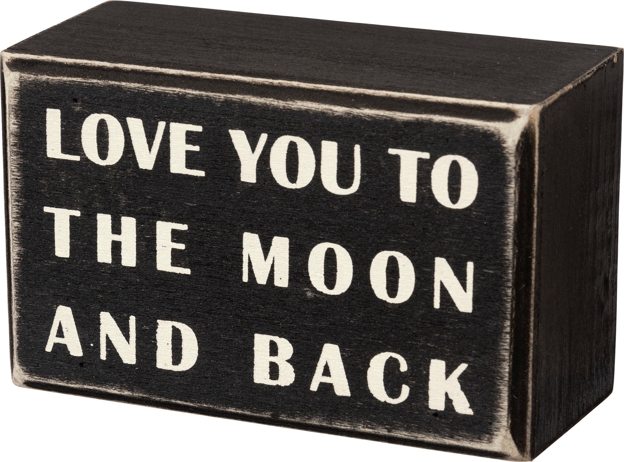 Box Sign Love You To the Moon and Back