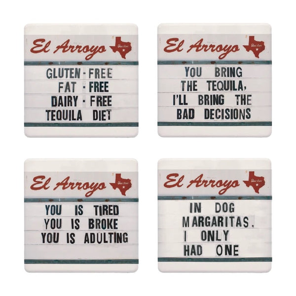 El Arroyo’s Coaster Set