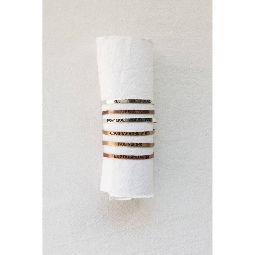 Inspirational Cuff Bracelets