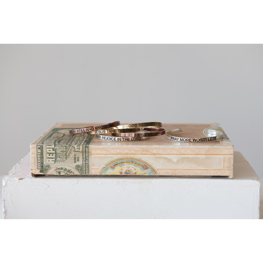 Inspirational Cuff Bracelets