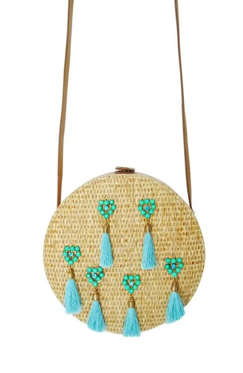 Circle Tassel Crossbody