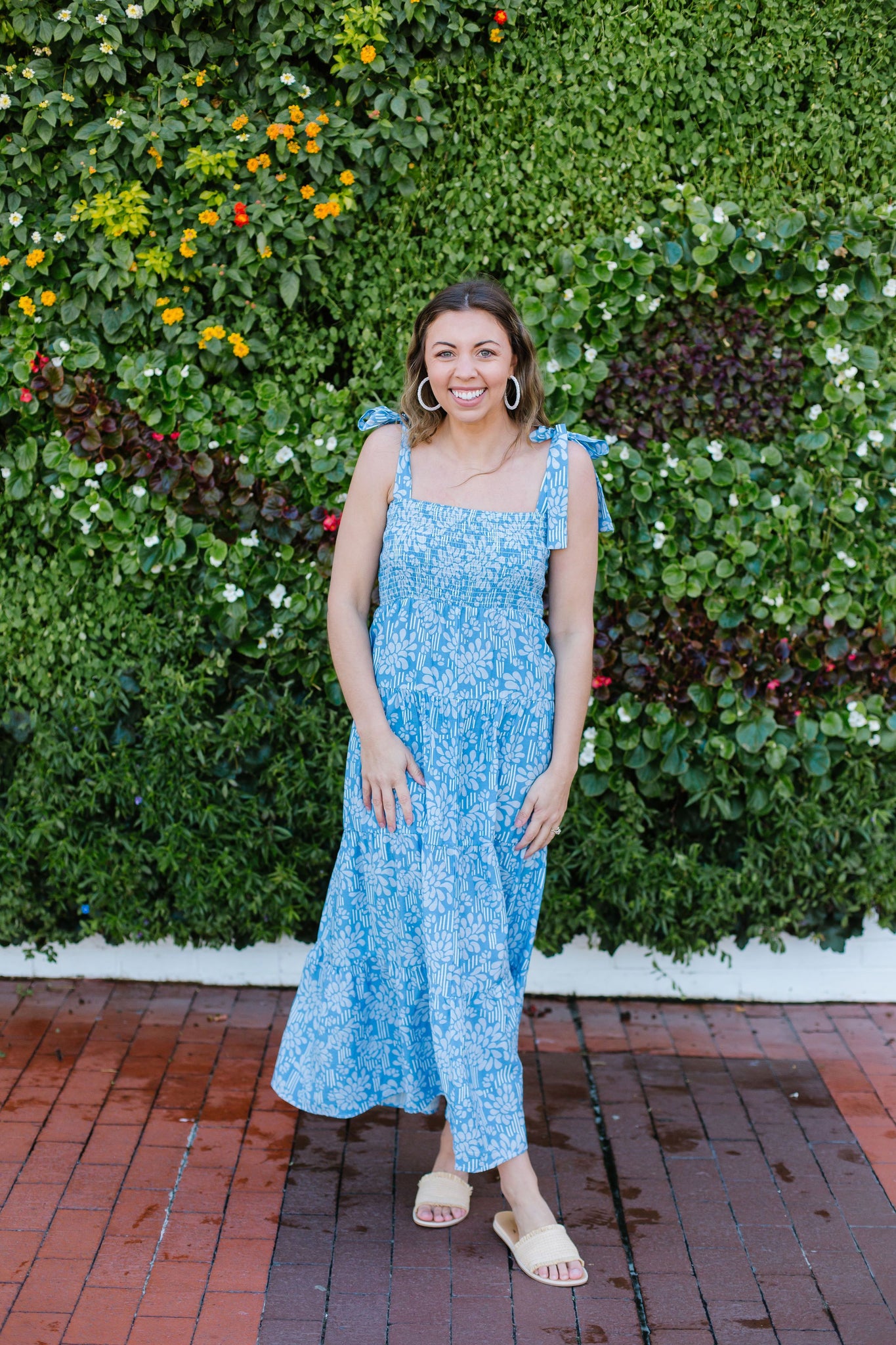 First Blooms Blue Salem Dress