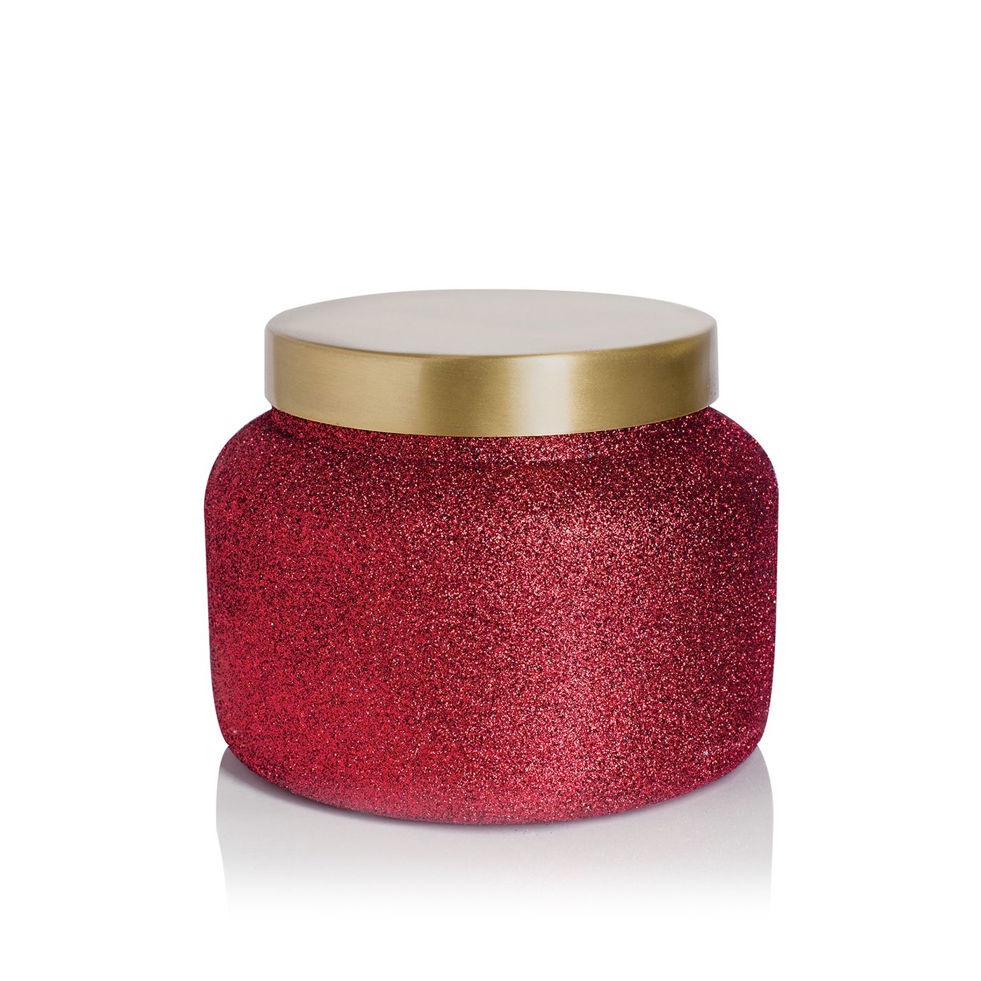 Red Glitz Jumbo Candle