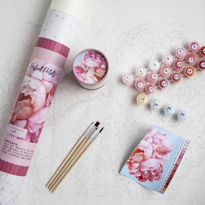 Pink Picasso Paint by Number Kit - Perfect Petals