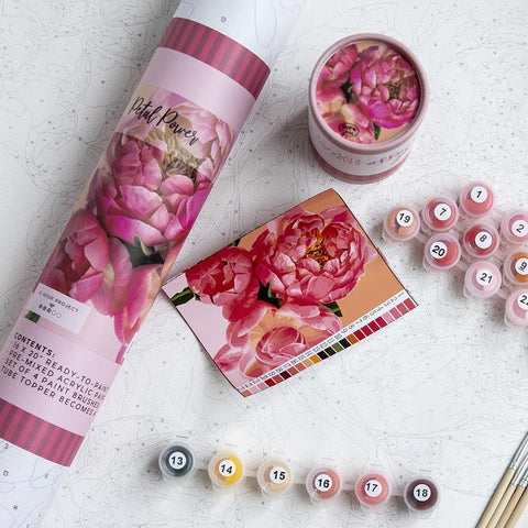 Pink Picasso Paint by Number Kit - Petal Power