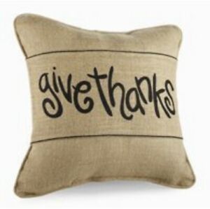 Give Thanks Pillow Wrap