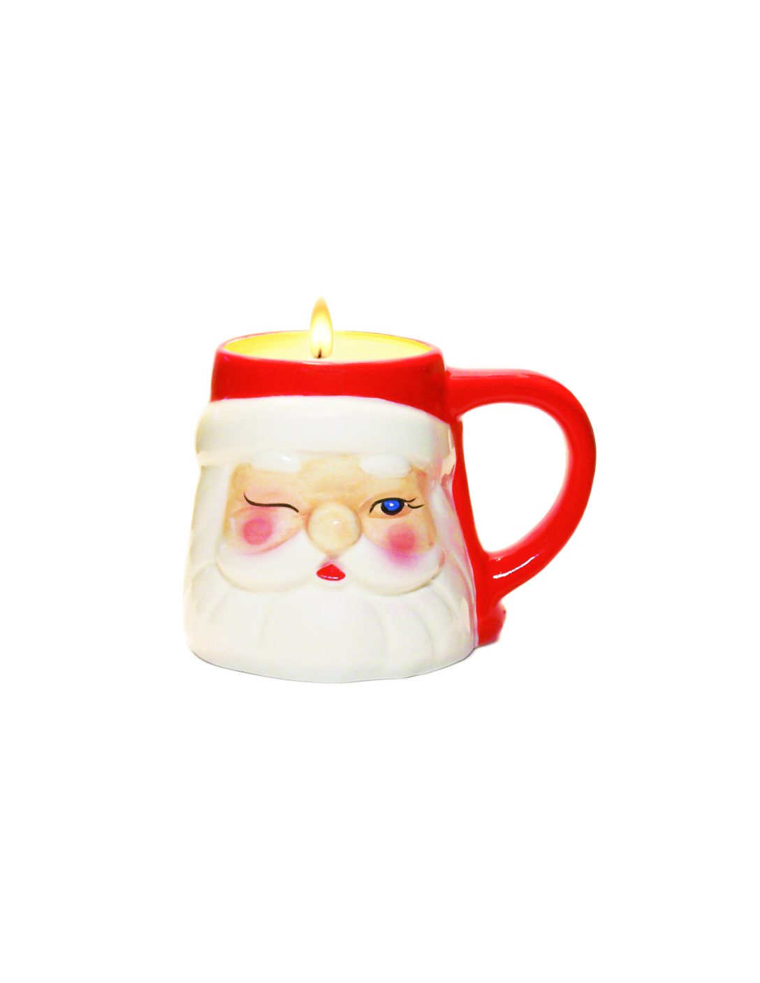 Santa Mug Candle