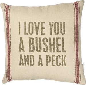 Bushel and a Peck Pillow